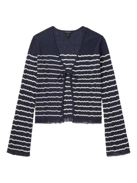 Cardigan Rag & Bone cu dungi albastru