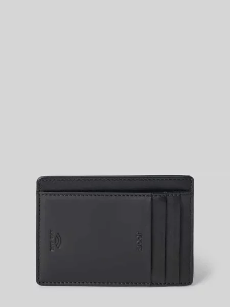 Etui na karty ze skóry z technologia rfid-blocking model manciano itys' Joop! Collection czarny