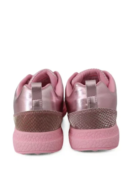 Καπιτονέ sneakers Plein Sport από διχτυωτό ροζ