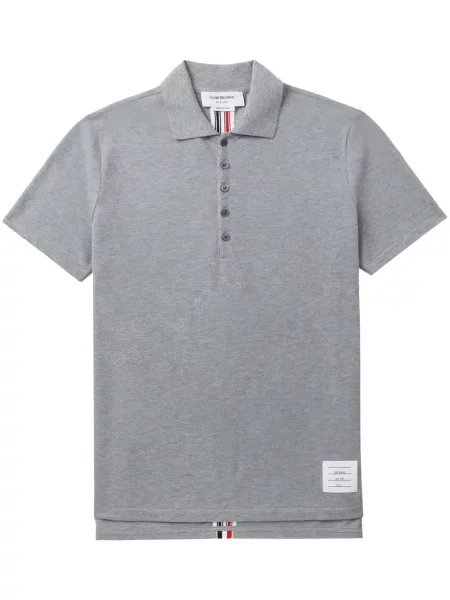 Polo Thom Browne cu dungi gri