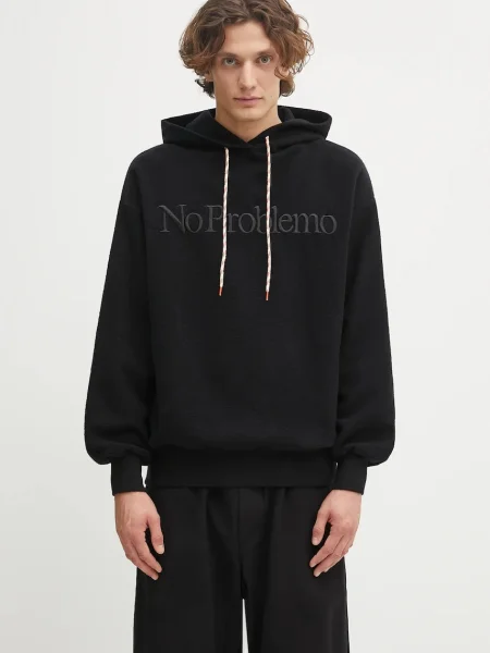 No Problemo hanorac de Reverse Fleece Hoodie negru