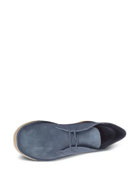Велурени пустинни ботуши Clarks Originals синьо