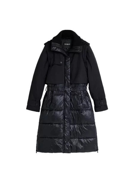 Desigual Palton de iarnă negru