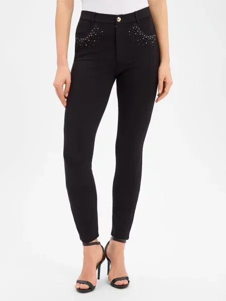 Liu Jo Collection spodnie z dżerseju Kobiety Dżersej S czarny