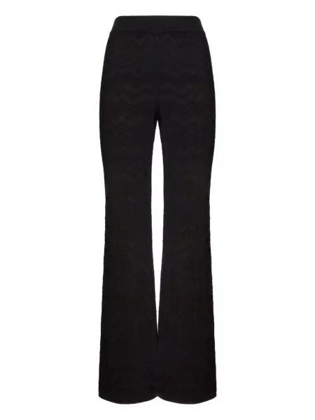 Pantaloni Missoni tricotate negru