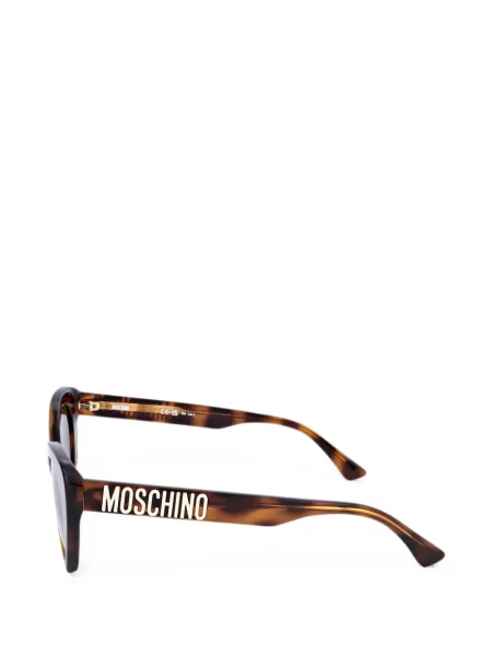 Ochelari de soare Moschino cu autograf maro