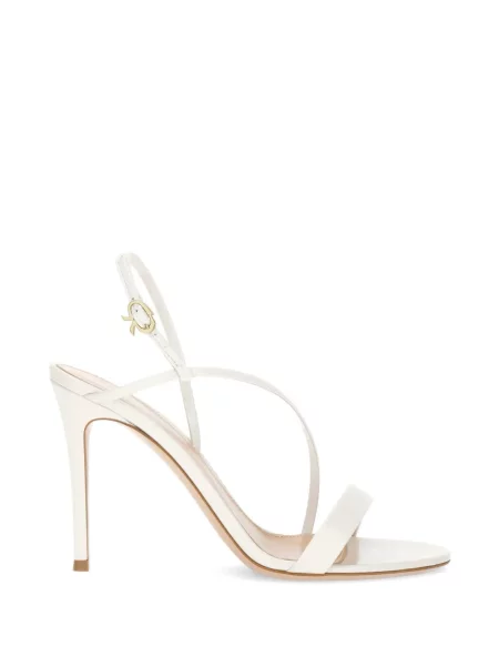 Sandale Gianvito Rossi din piele alb