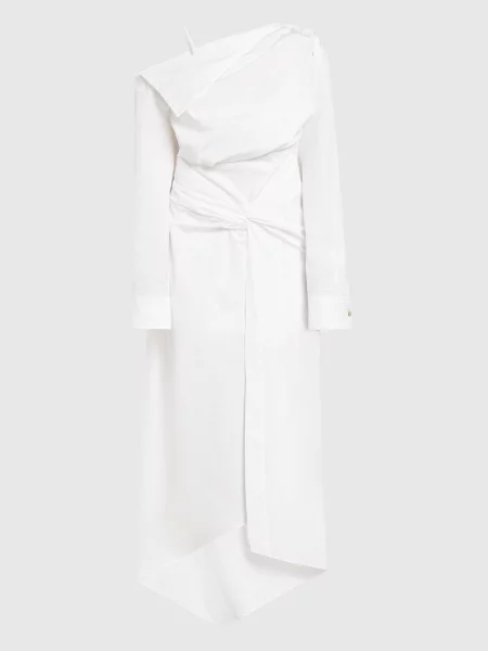 Сукня-сорочка асиметричного крою Off-white біла