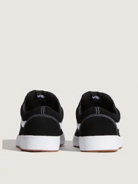 Кожаные кеды Vans черные