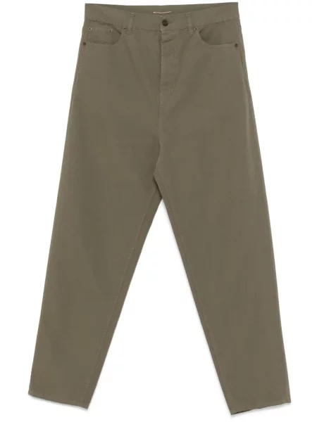 Blugi conici Saint Laurent verde