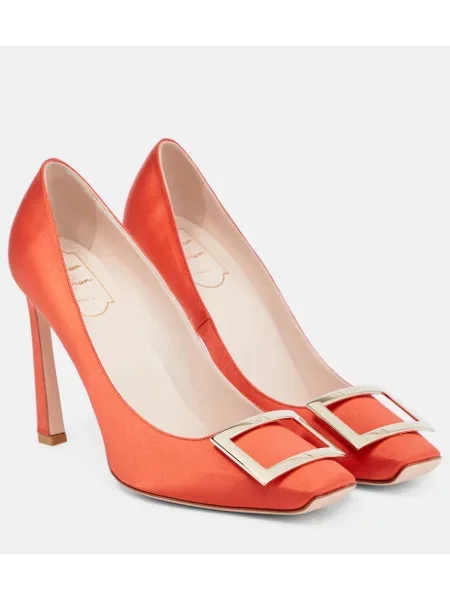 Satenaste salonarji Roger Vivier oranžna