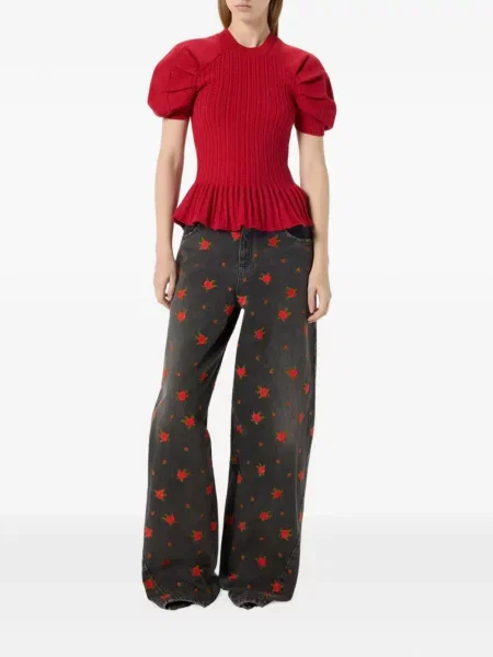 Scurt pulover Blumarine roșu