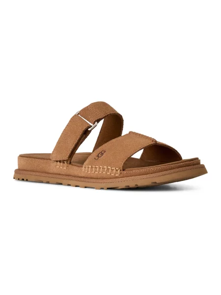 Klapki Ugg zamszowe brązowe