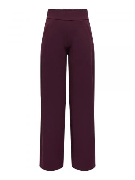 JDY Pantaloni JDYLOUISVILLE CATIA vin roșu