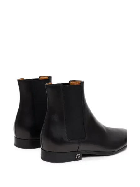 Botine chelsea Gucci din piele negru