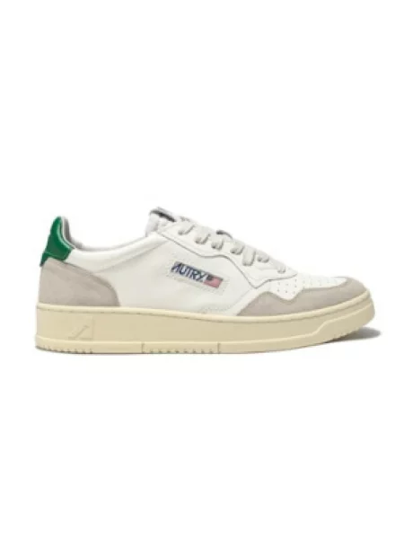Sneakers Autry Medalist Low Man Leat/ Suede Wht/ Amaz EUR 45 białe