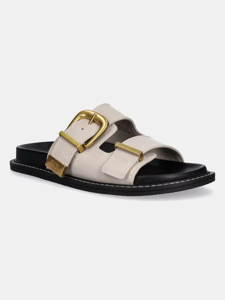 Papuci Steve Madden bej