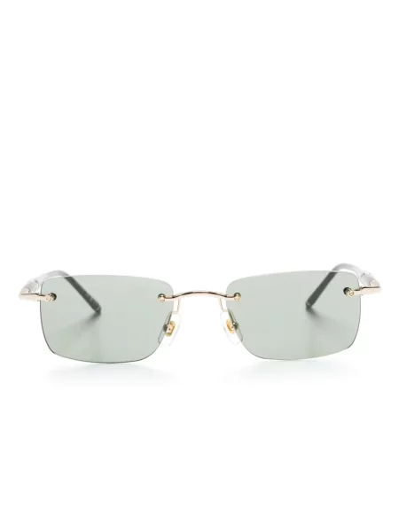 Ochelari de soare Montblanc cu imprimeu geometric gri