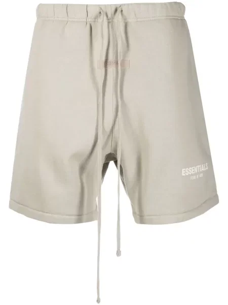 Pantaloni scurți Fear Of God Essentials cu autograf verde