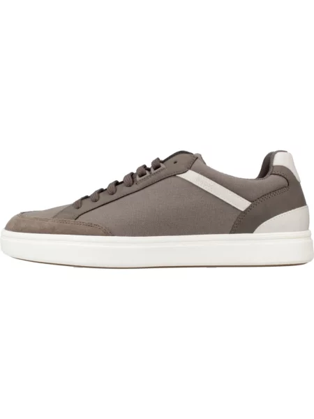 Sneakersy Geox skórzane brązowe