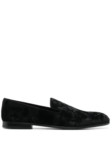 Pantofi loafer Dolce & Gabbana fără toc negru