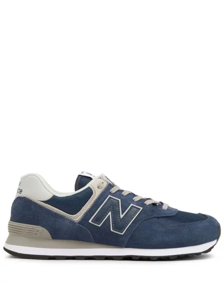 Sneakerși New Balance 574 din piele de căprioară cu autograf