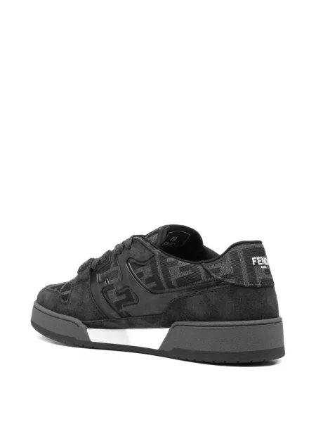 Sneakerși Fendi cu imagine negru