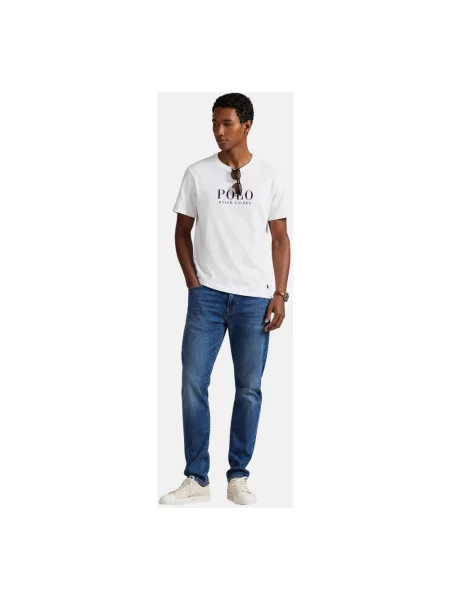 Polo Ralph Lauren t-shirt piżamowy biały