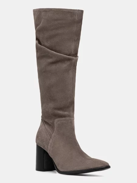 Замшеві чоботи Medicine блок сірий