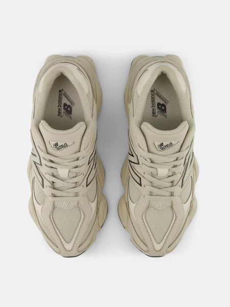 Повседневные кроссовки New Balance 990 с сеткой в сеточку бежевые
