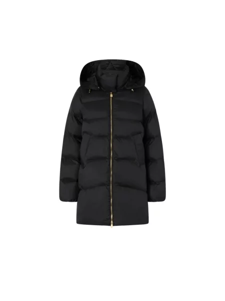 Pikowany płaszcz Pinko czarny