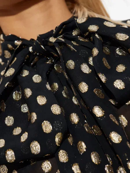 Cămașă Dsquared2 cu buline negru