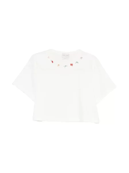 Haftowana koszulka Forte Forte biała