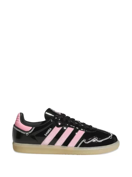 Geacă Adidas cu dungi cu autograf negru