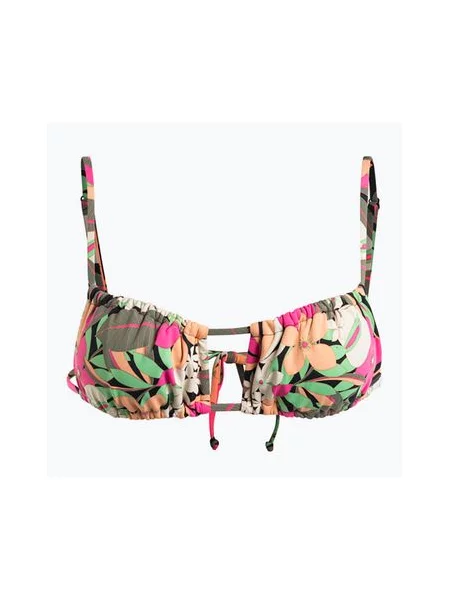 Купальник ROXY з принтом Beach Classics Bralette топ антрацитовий пальмова пісня с