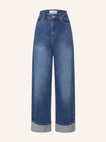 Part Two Džíny Typu Boyfriend Cristinepw medium dark blue denim modré
