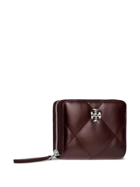 Pikowany portfel Tory Burch czerwony