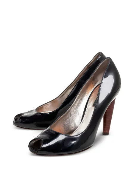 Kožené lodičky Dolce & Gabbana Pre-owned černé