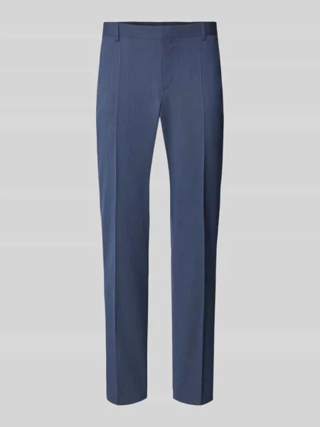 Boss Spodnie Garniturowe Genius Slim Fit blau granatowe