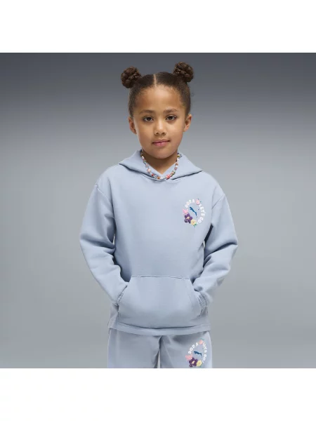 Dziecięca bluza z kapturem PUMA × DORA THE EXPLORER o luźnym kroju Akcesoria niebieski