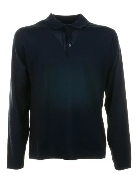 Lung tricou polo Brooksfield albastru