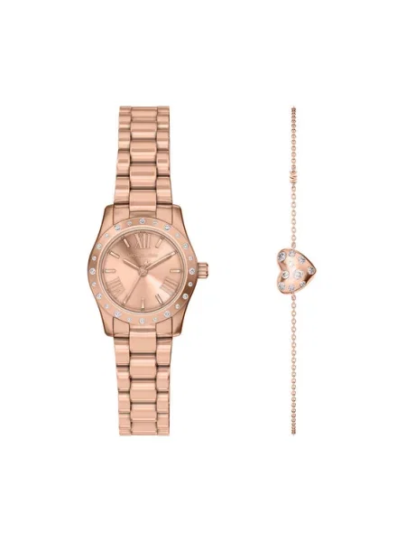 Michael Kors Set de ceas și brățară Lexington Set roz