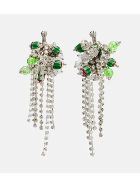 Kolczyki Dries Van Noten z kryształkami