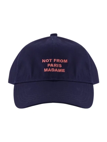 Drôle de Monsieur czapka z daszkiem Slogan niebieska