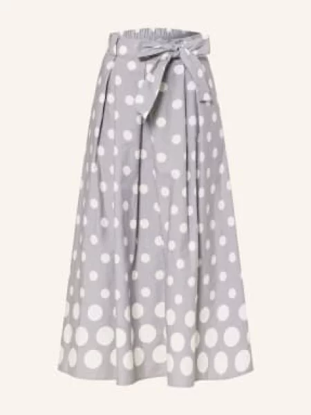 More & More Spódnica Plisowana blau biała