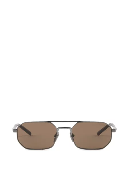 Ochelari de soare Prada Eyewear cu autograf gri