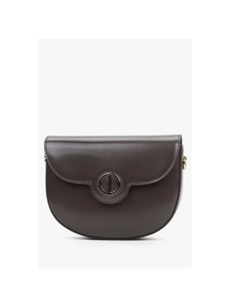 Шкіряна сумка Estro коричнева