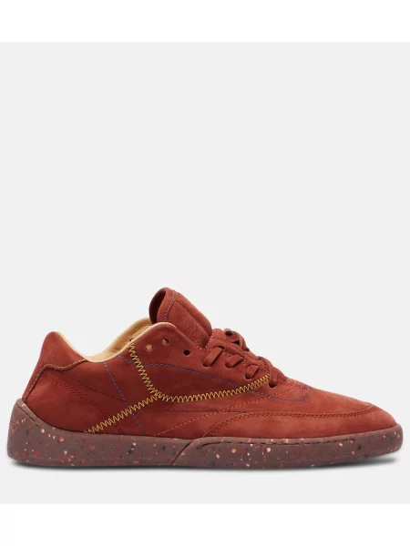 Sneakerși Gabriela Hearst din piele de căprioară maro