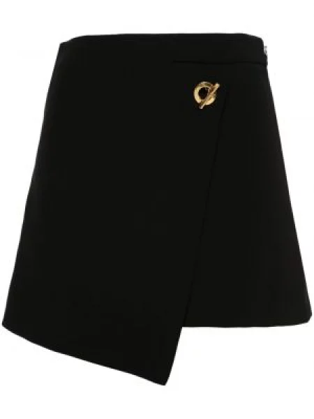 Pantaloni scurți Moschino cu autograf negru