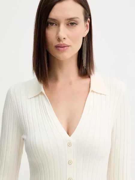 Платье мини Guess бежевое